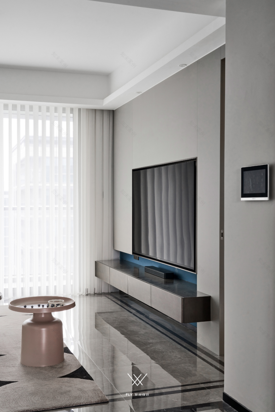 奶油色调的现代简约家居设计丨中国杭州丨菲拉设计-20