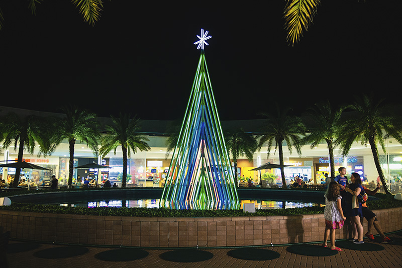 巴西商场互动式圣诞树-38