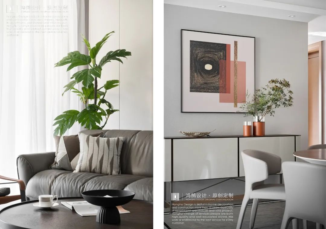 路劲铂郡 140㎡现代简约精装空间丨鸿鹄设计-12