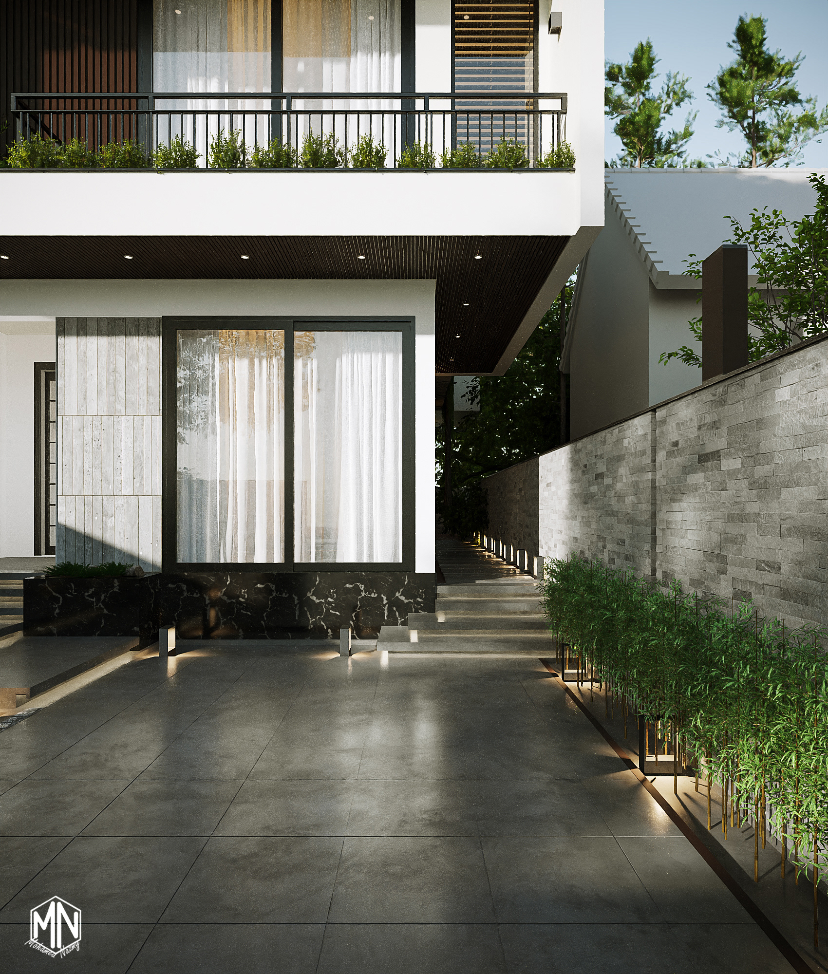 Modern Twin House project-1