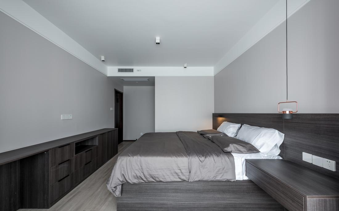 平层住宅的清澈静谧空间设计丨格物设计-22