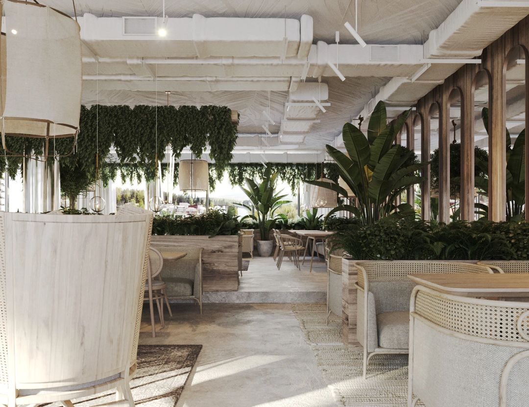 清晨柠檬水的温柔时光·西餐厅设计-13