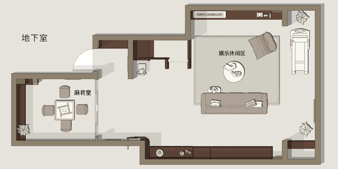 内舍软装丨235㎡下叠法式混搭风，赋予空间由线条、色彩、层次激发出的趣味碰撞！-4