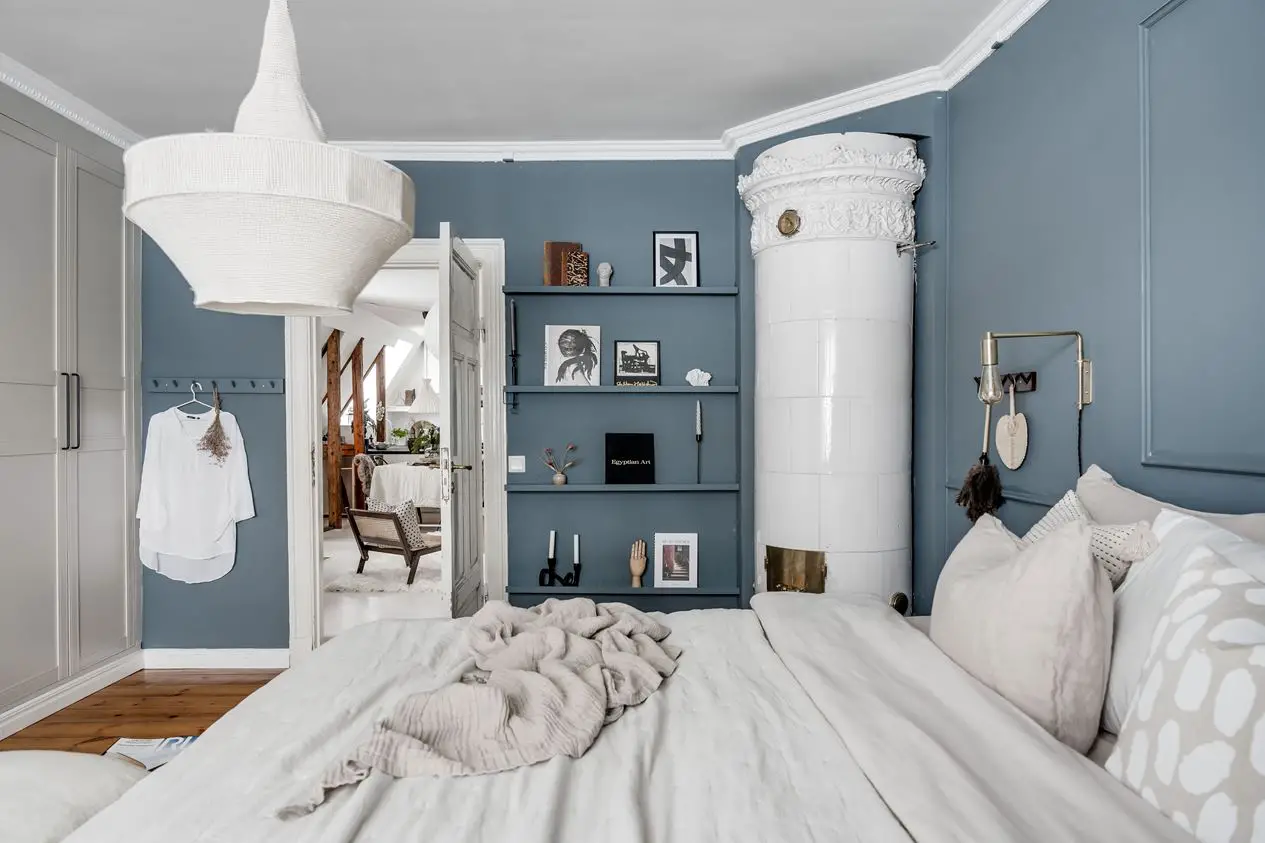 瑞典 18 世纪建筑的时尚阁楼改造-12