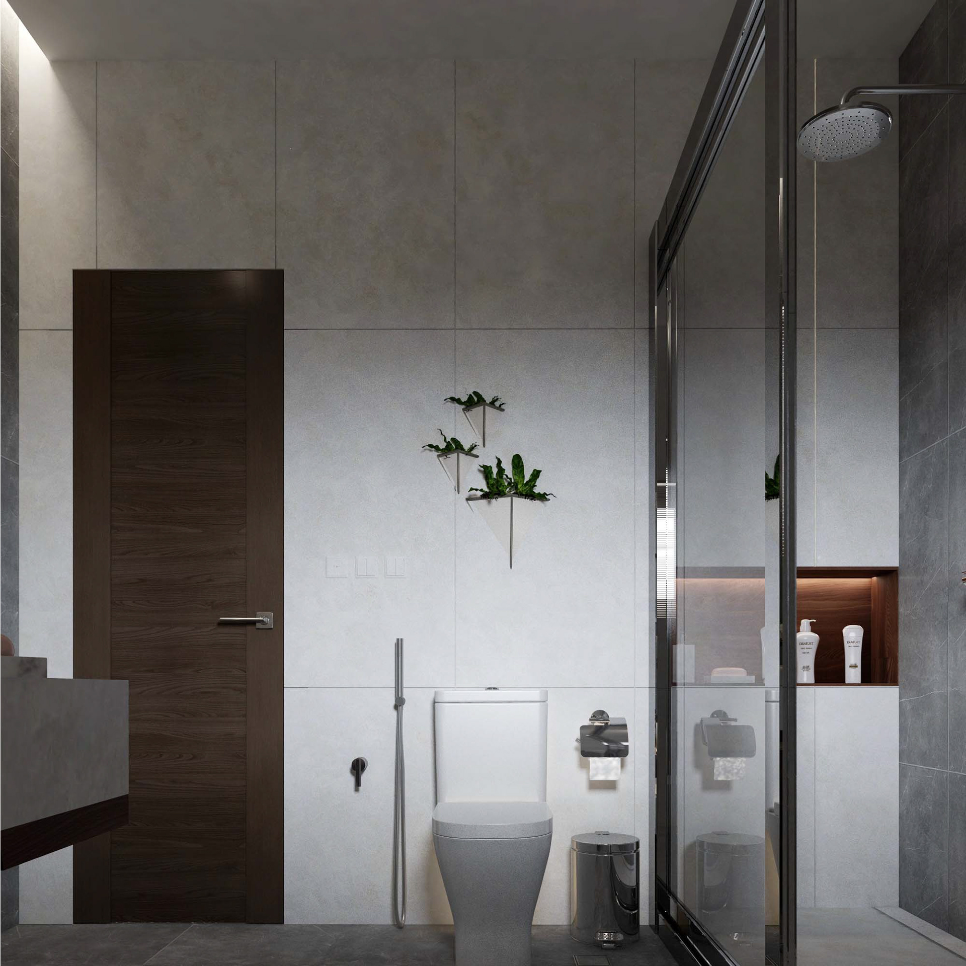 主,男孩,女孩房浴室设计丨沙特阿拉伯丨M D STUDIO-19