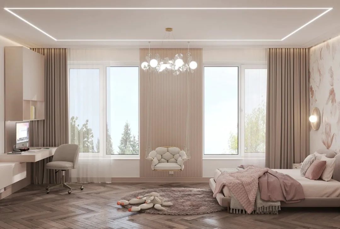 300㎡复式空间设计丨Roomy Room-53