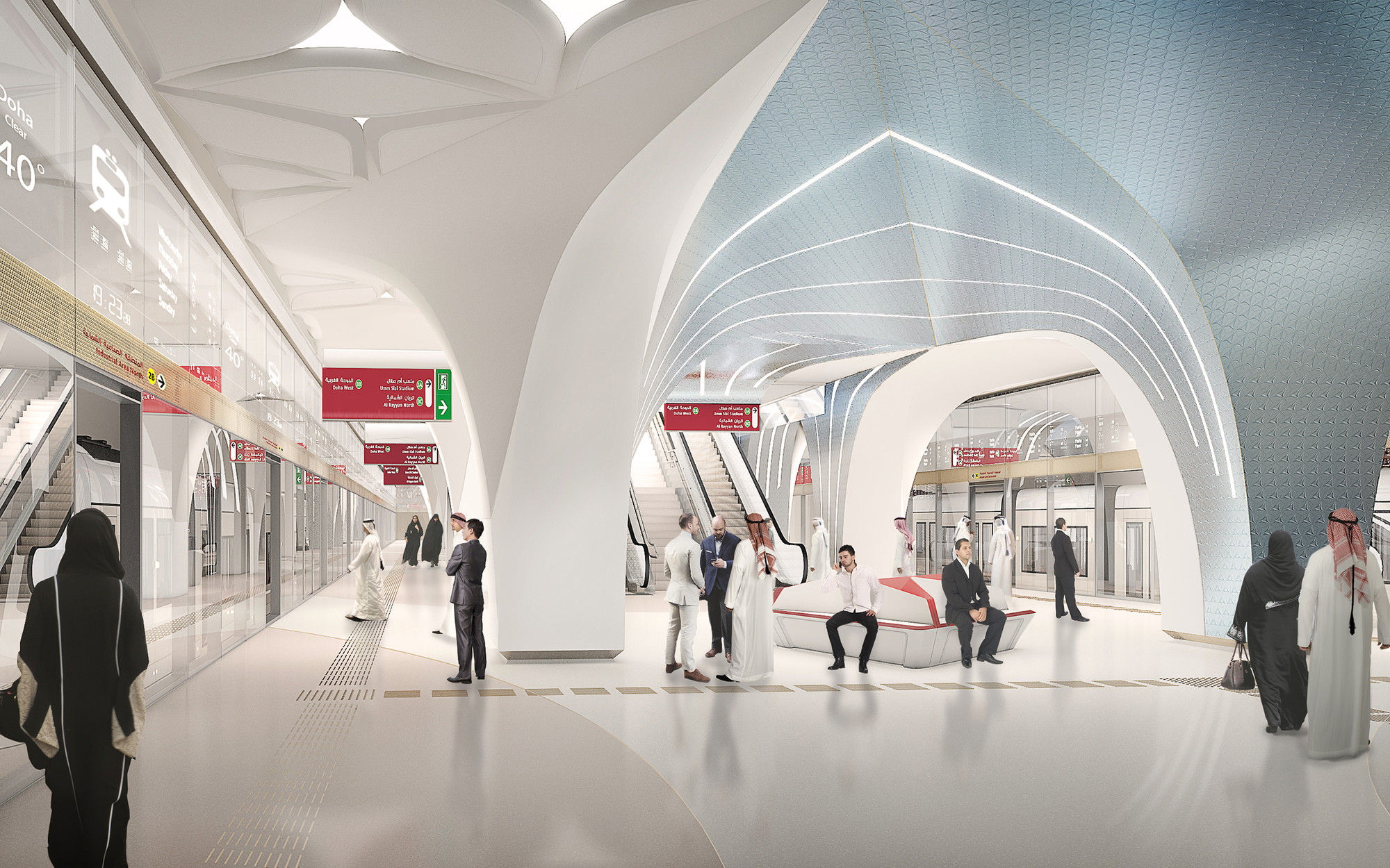 UNStudio Appointed to Create Identity for Qatars New Metro Network-11