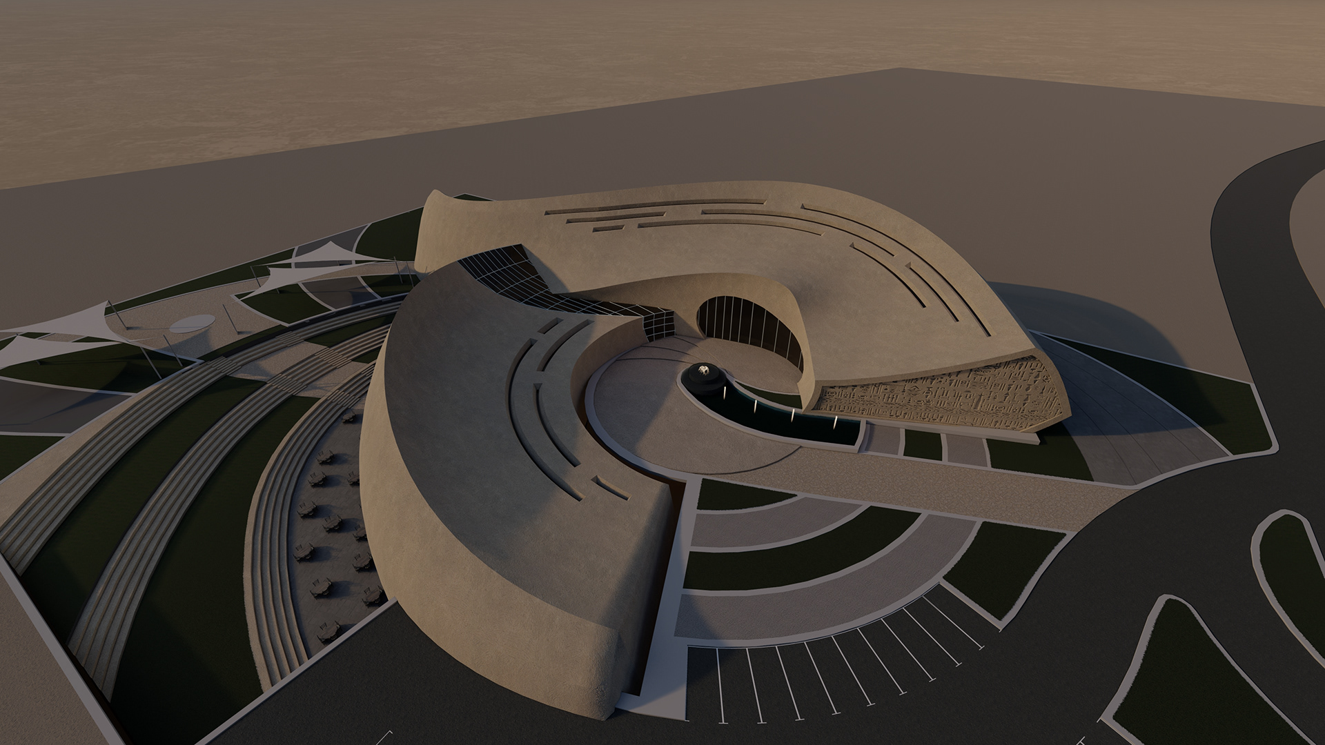 埃及和苏丹博物馆丨亚历山大大学美术学院建筑系-9