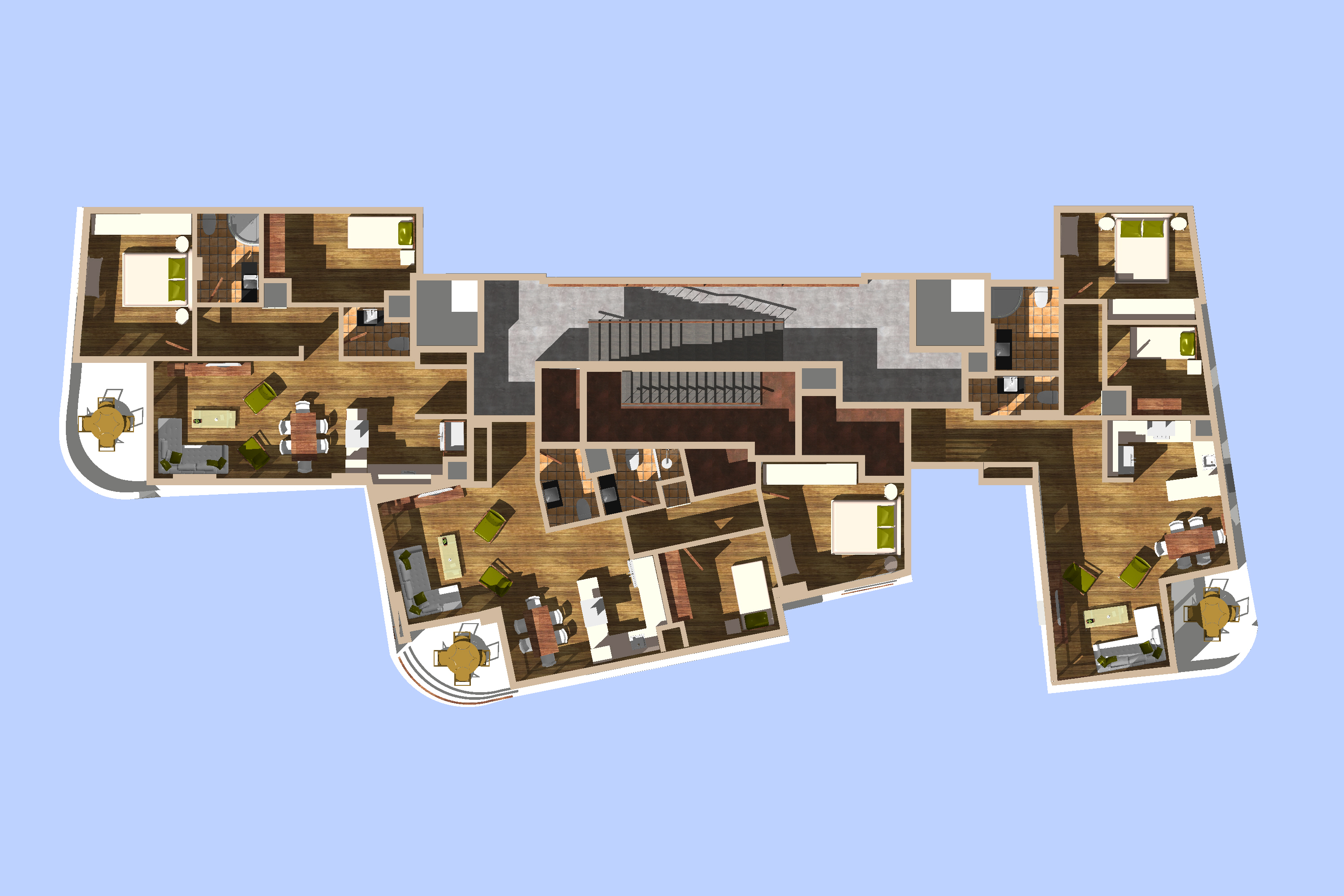 Petek 公寓建筑概念设计-39