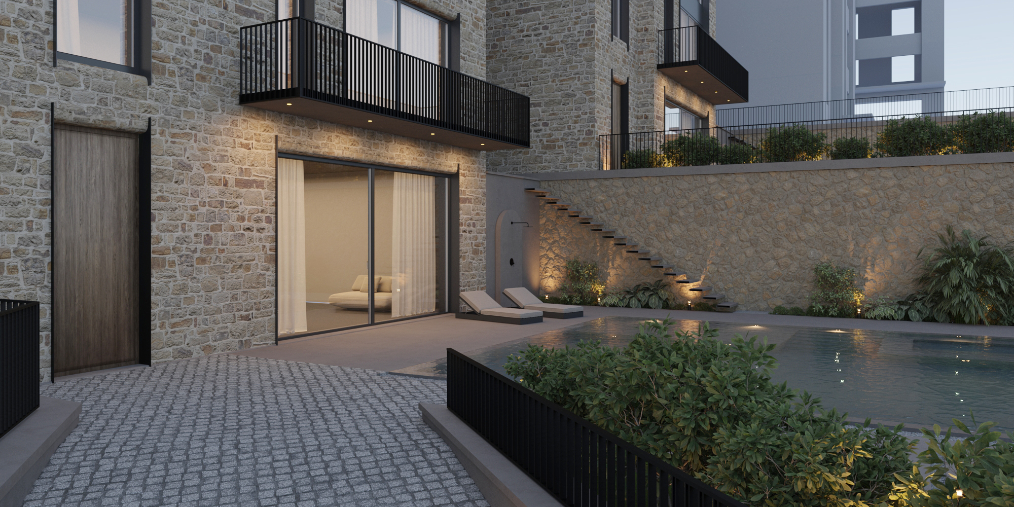 villa 30 景观设计丨byrid.al-10