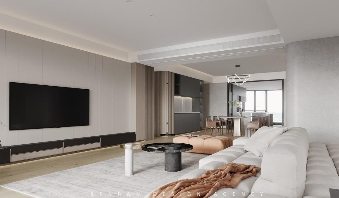 
申然设计 | 顺德万科水晶城220平私宅 -0