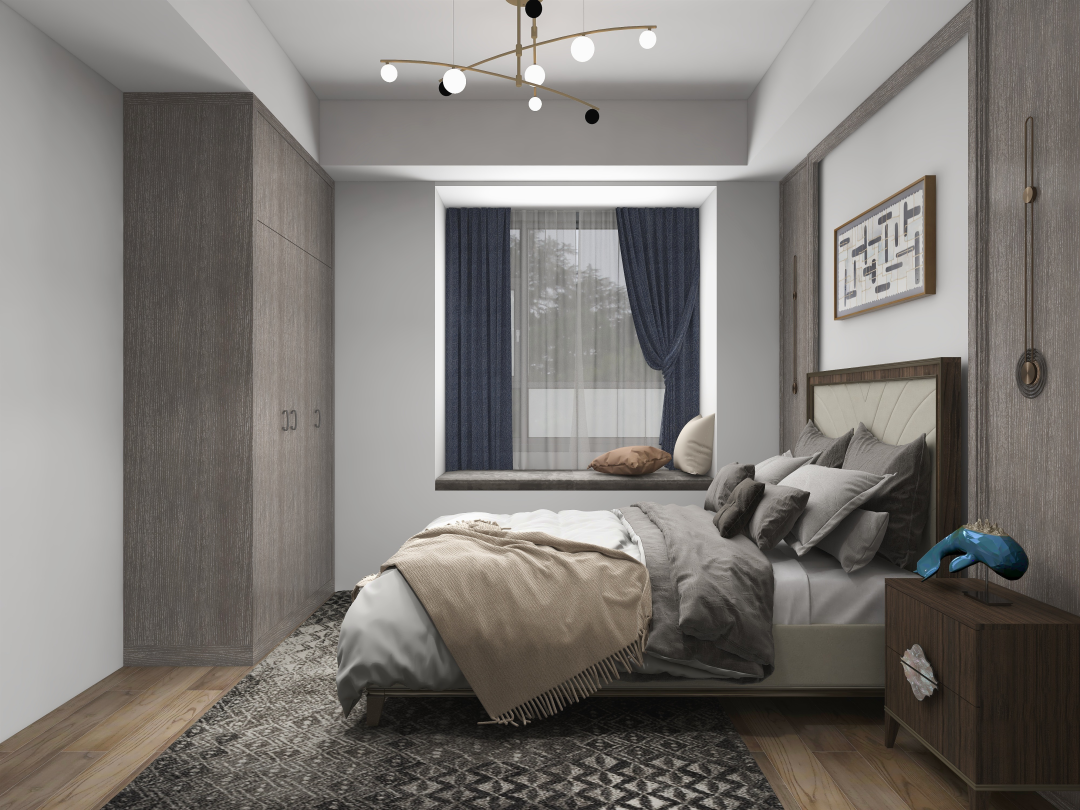 现代美式别墅设计丨洛克尚品-29