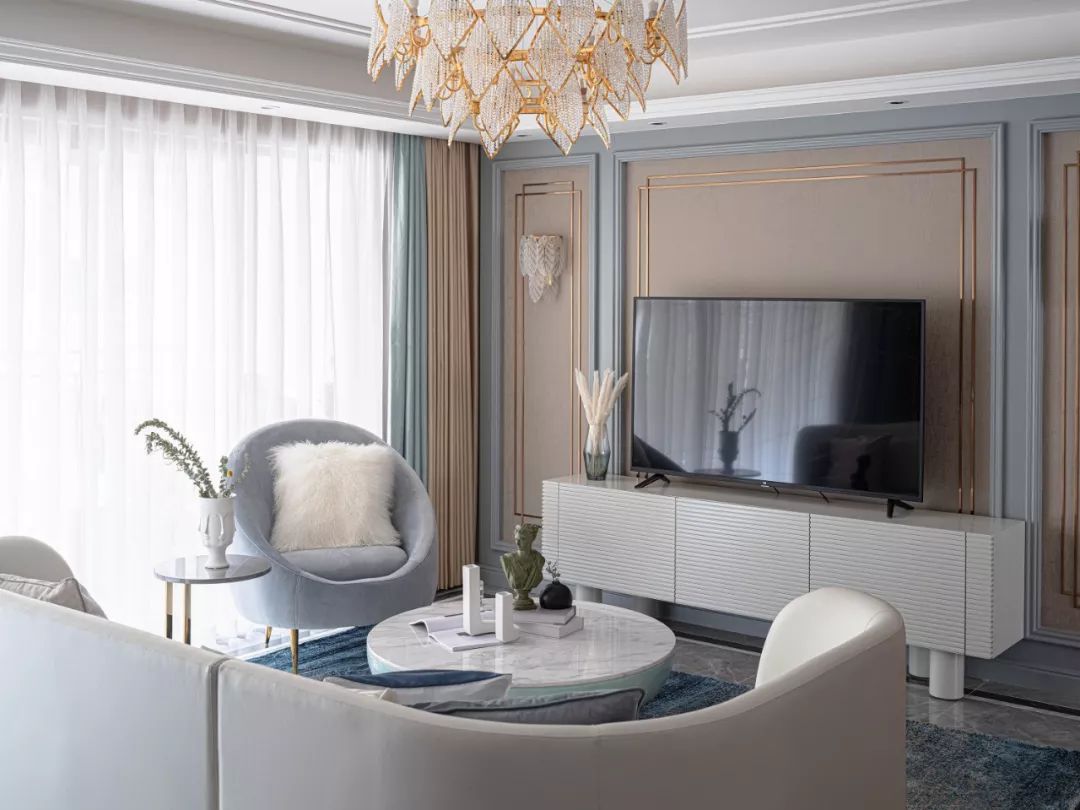 轻奢风金堂琅园 132㎡家居设计,打造精致舒适生活-26
