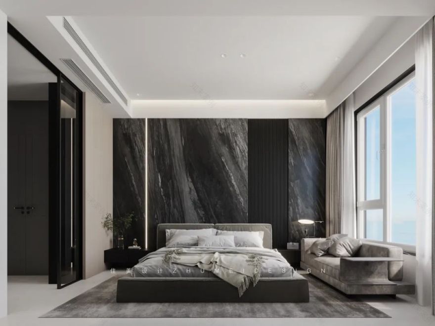 光与影 · 现代极简主义的精致住宅设计丨中国长沙丨住美设计-54