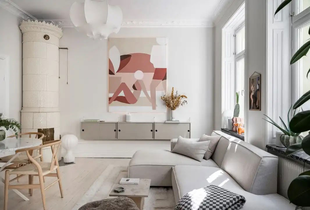 明亮温馨的北欧风格公寓设计-3