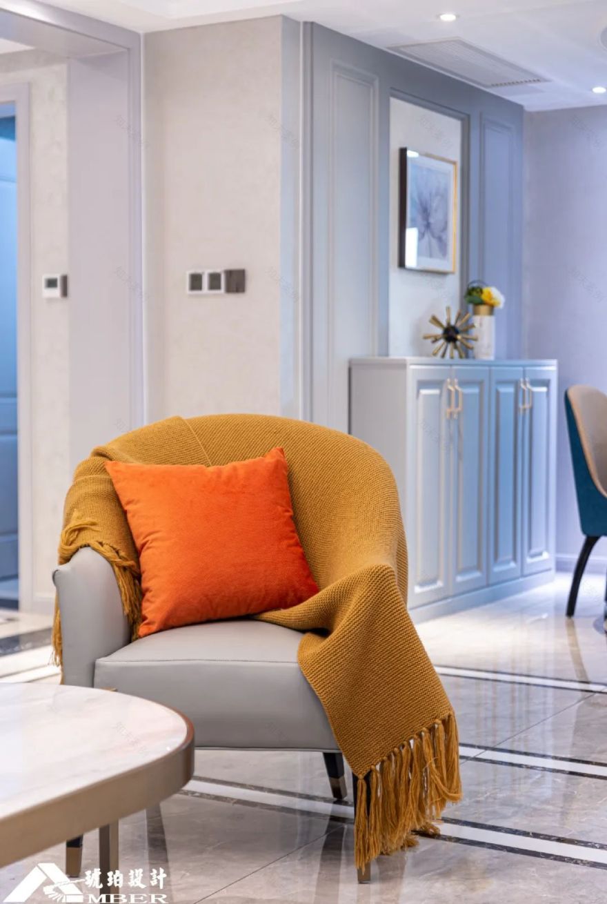 三代同堂美式轻奢宅,精致收纳与共享空间完美融合-18