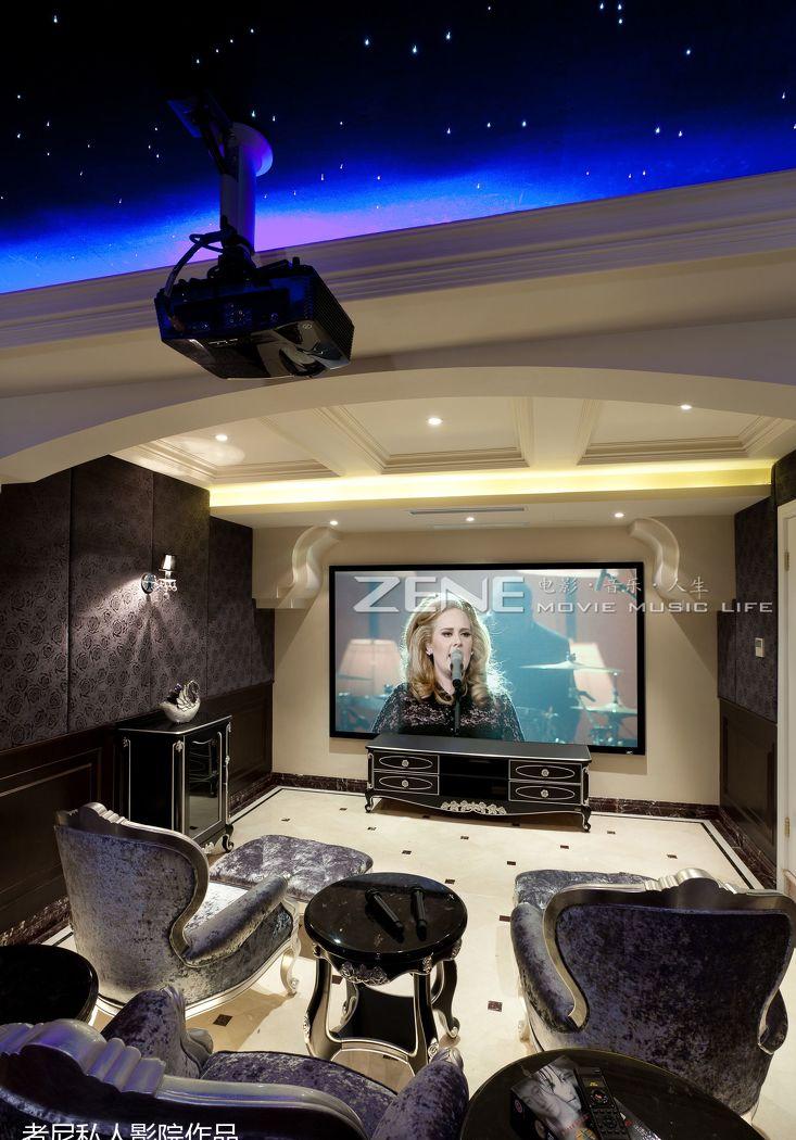 
灵性的华丽—地下室私人影院 -6