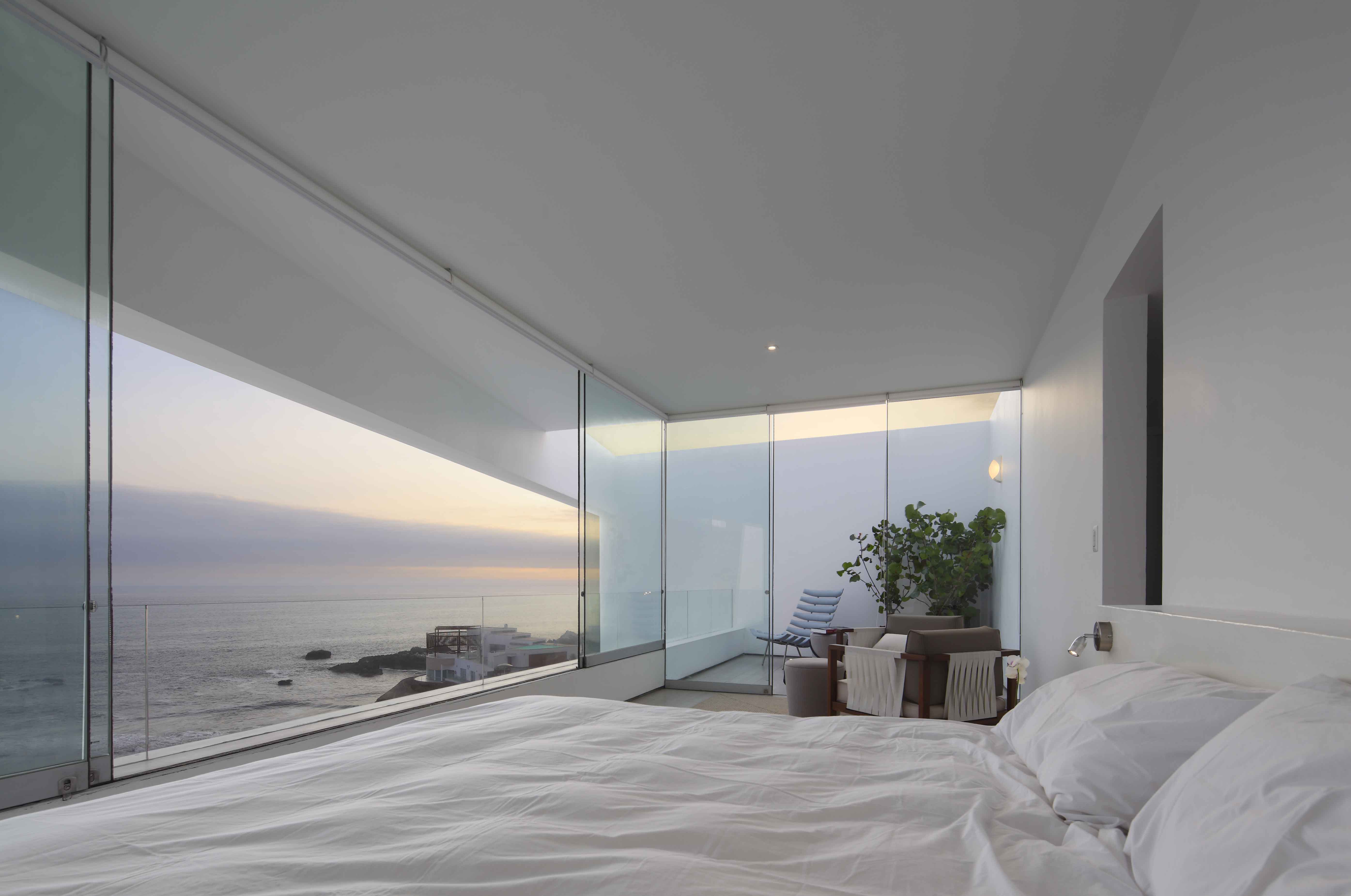 秘鲁利马海景别墅，白盒子的生活空间-43