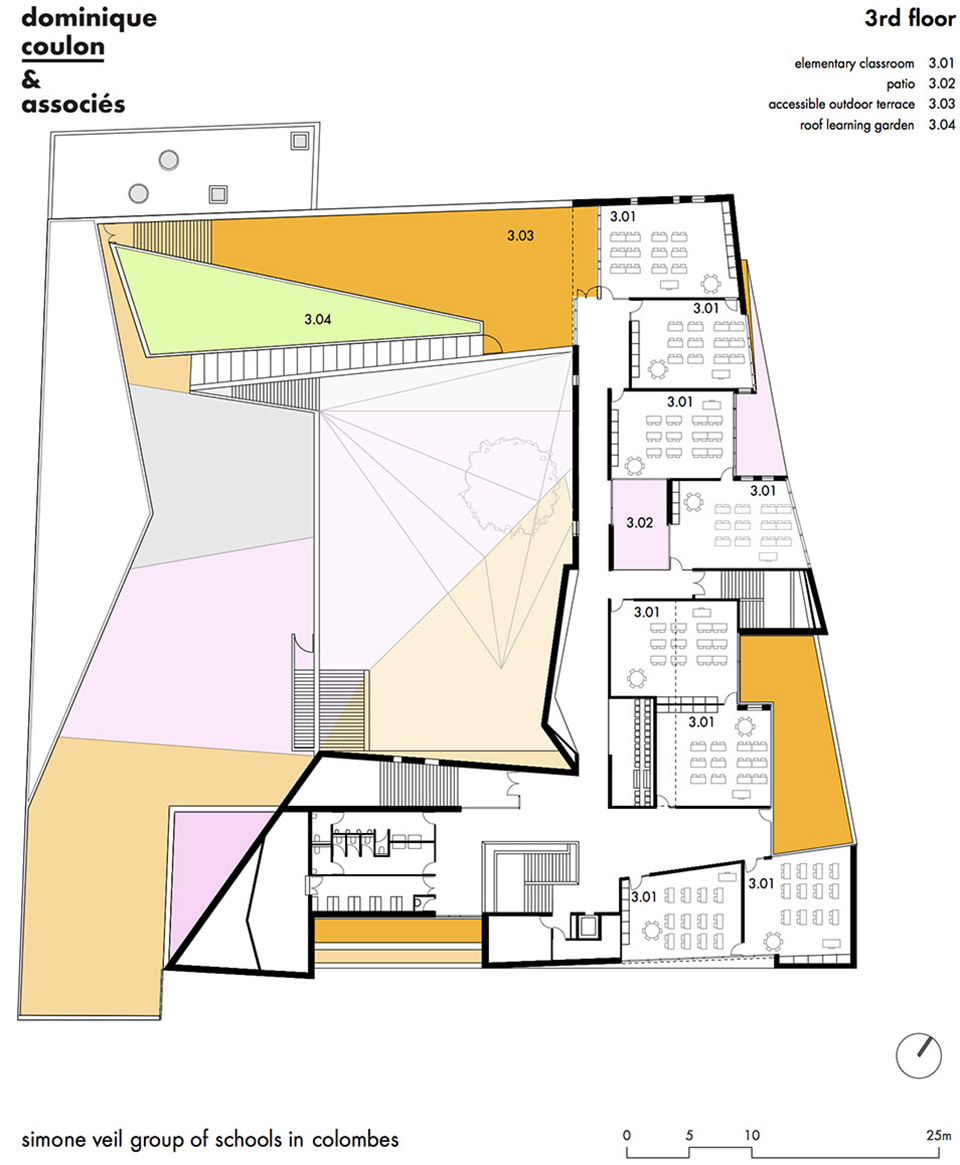 橙与粉-托儿所与小学设计,法国 / Dominique Coulon & associés-61