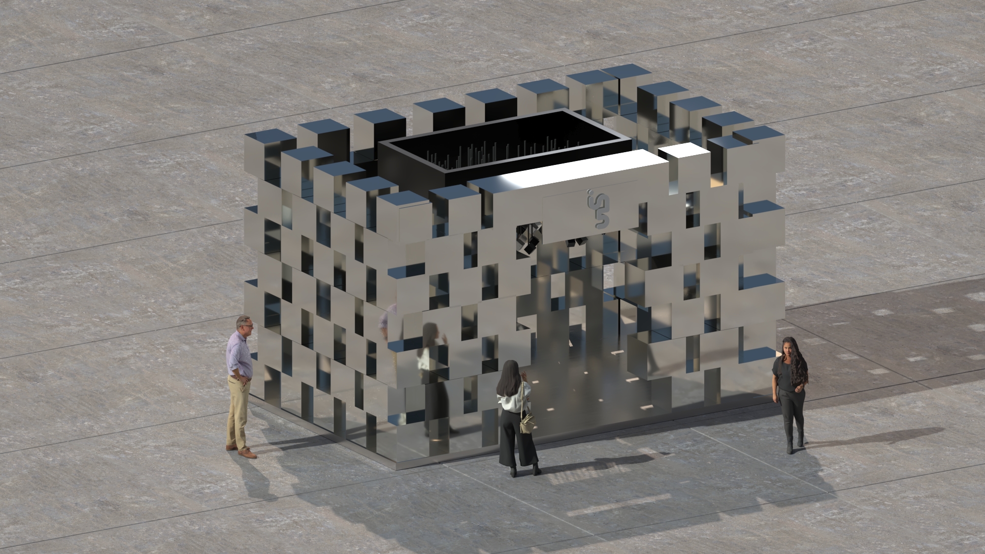 dubai design week stand design for in5design-14