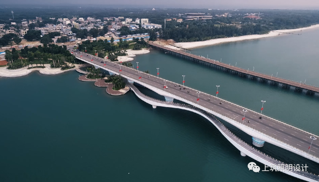 上筑国际照明设计 | 恒大海花岛入岛桥梁 | 浪漫花桥，光影交织-34