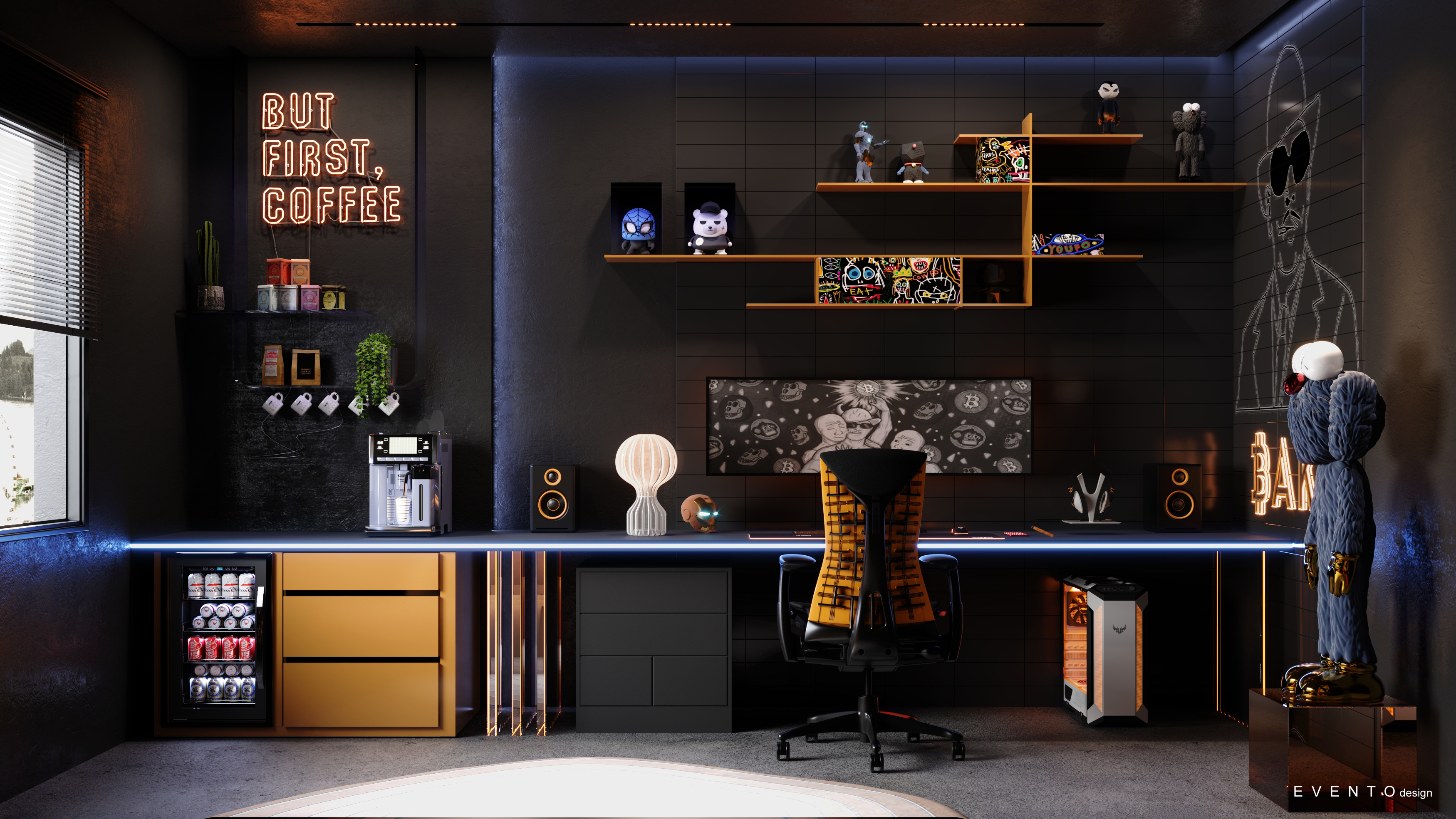 Graphic designer gaming room-3
