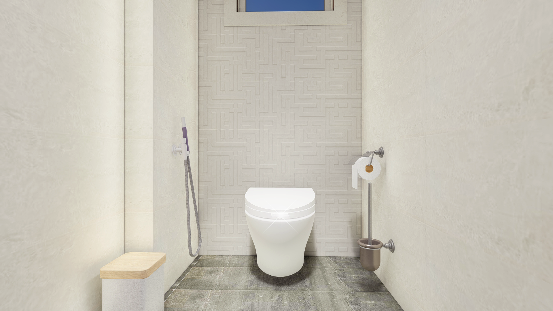 简约浴室与厕所设计丨埃及开罗-16