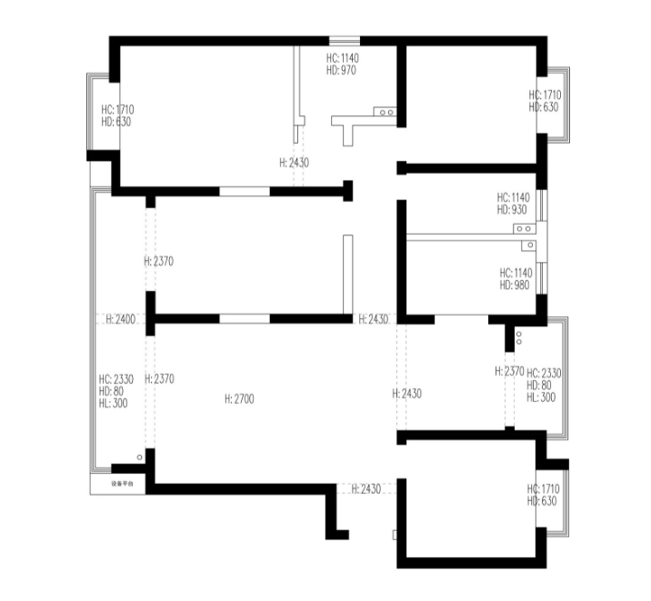 172㎡八五嘉苑 | 现代极简 | 心身！新生！-5