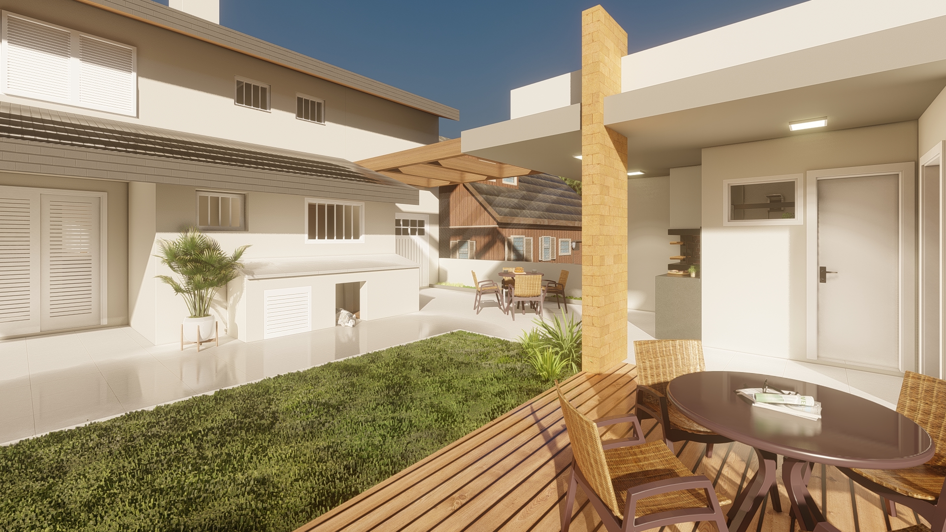 QUIOSQUE E PISCINA TC-2