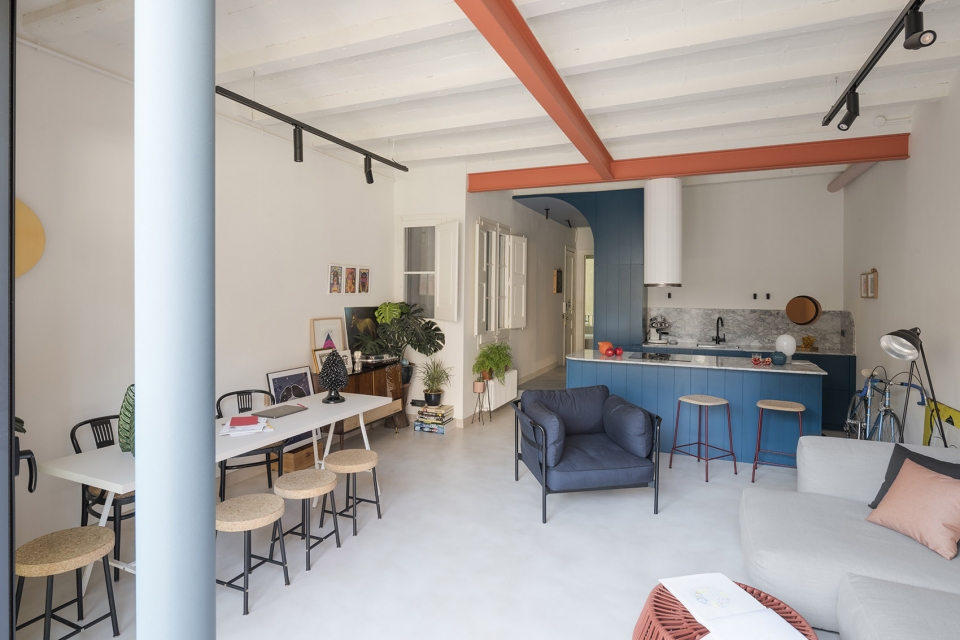 巴塞罗那 FONT 6 住宅改造-2