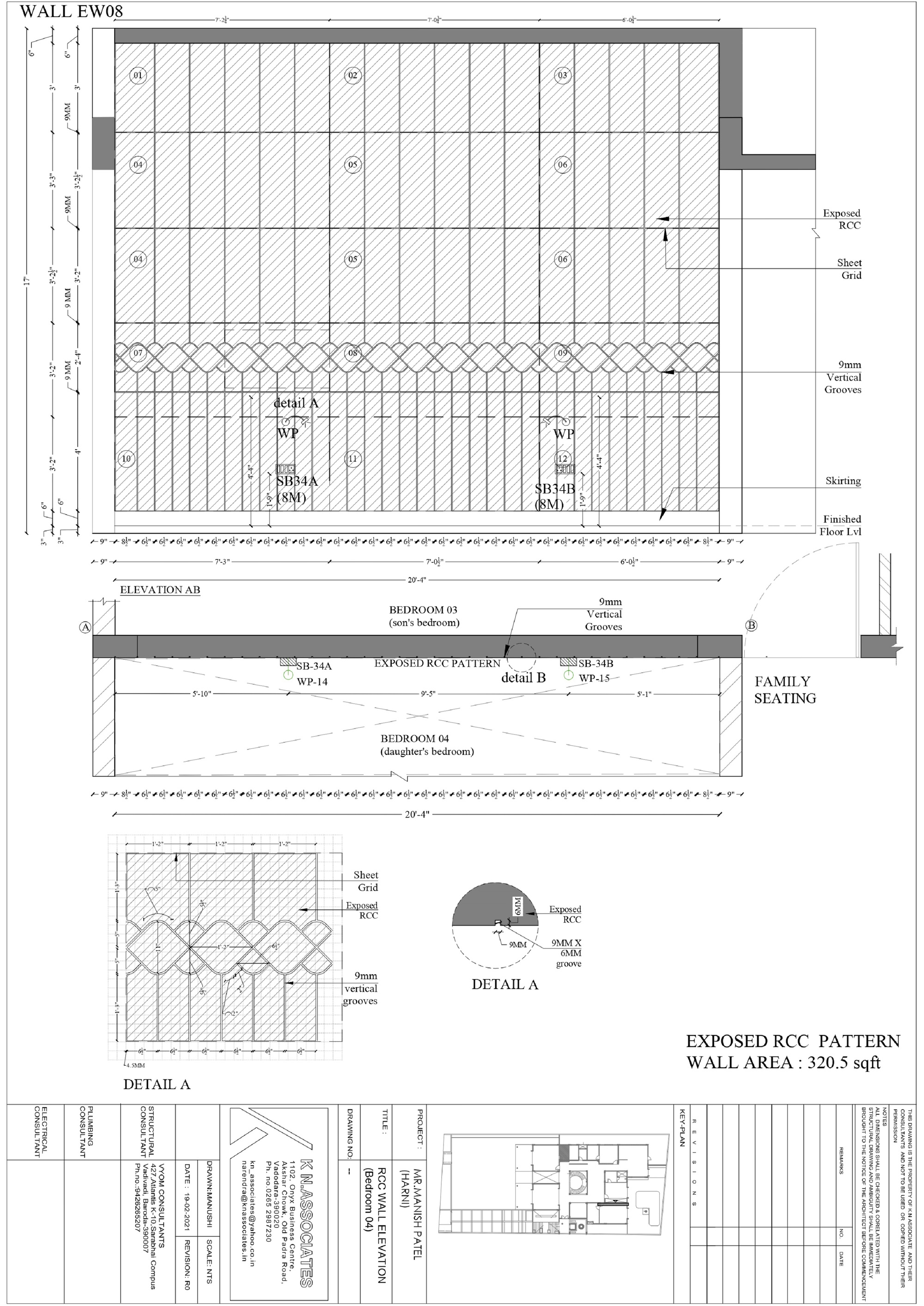 马德维利亚  混凝土房屋丨印度丨K.N.Associates-48