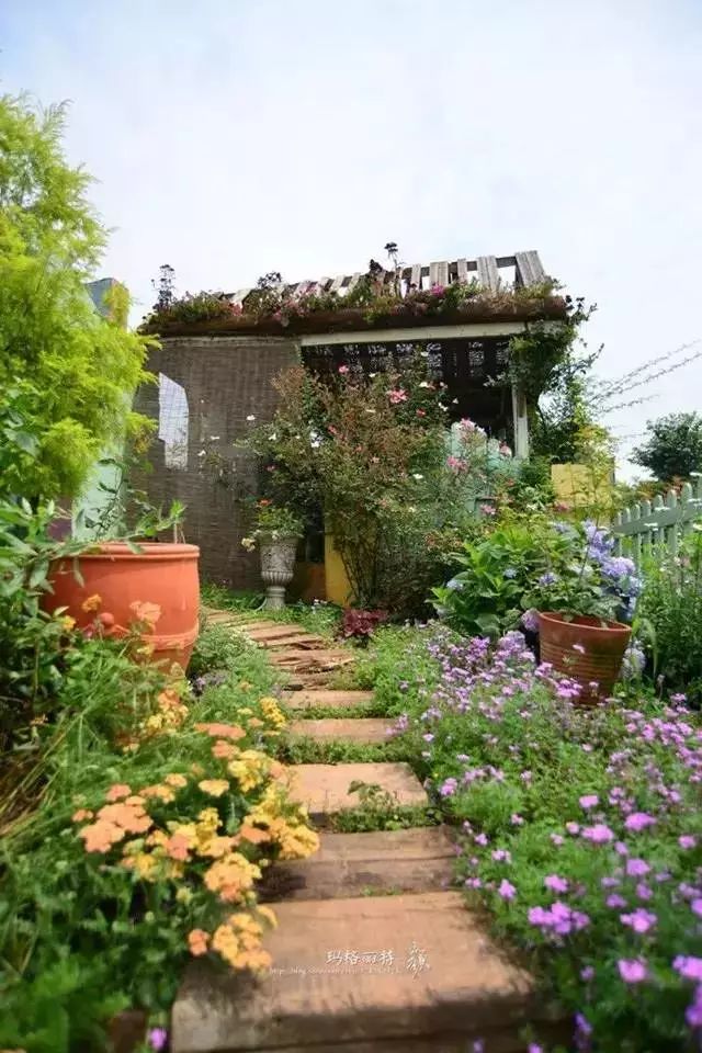 他建了座2亩的鲜花小院，满足你对花园的所有幻想-58