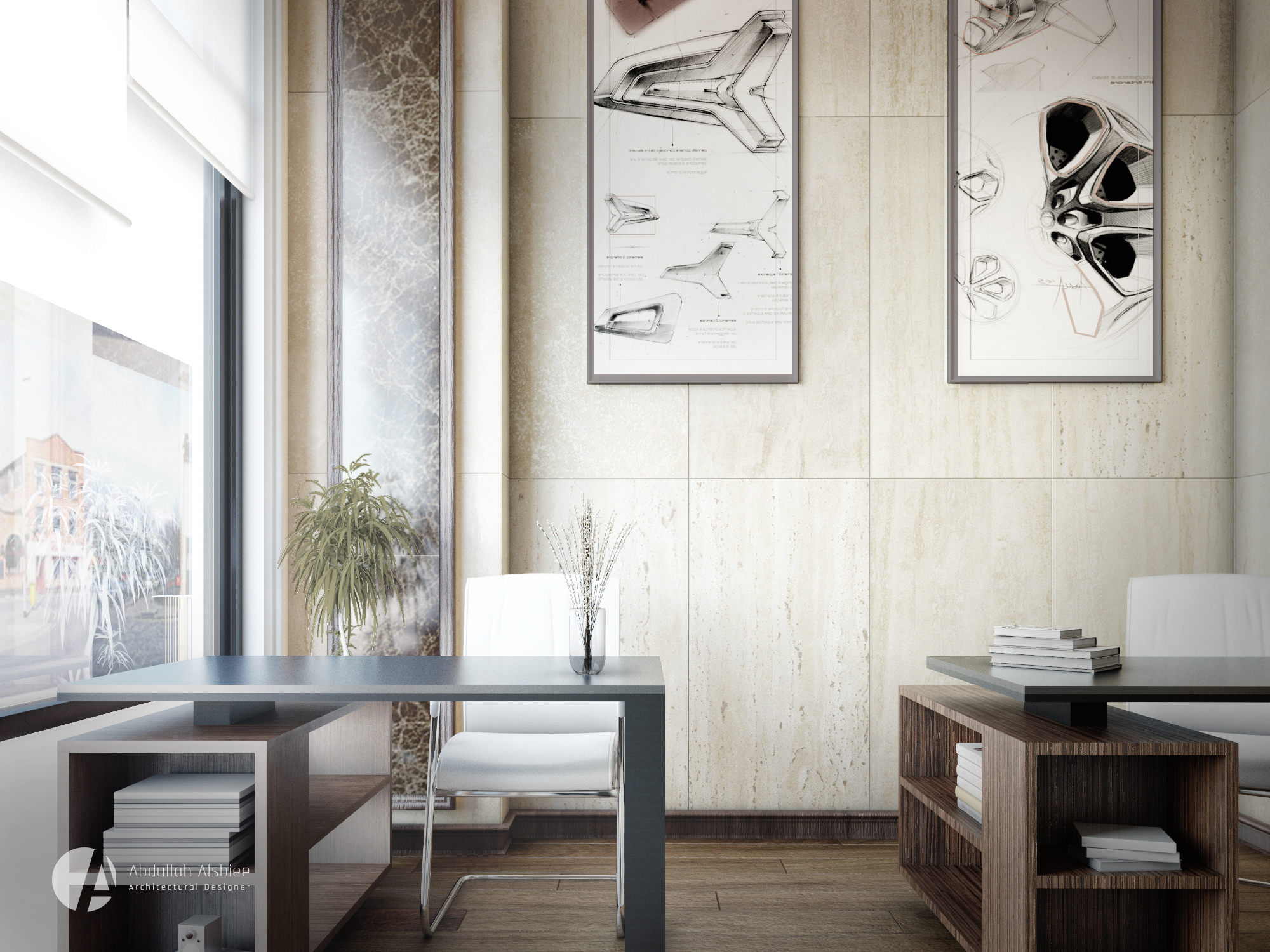 汽车办公室设计-8