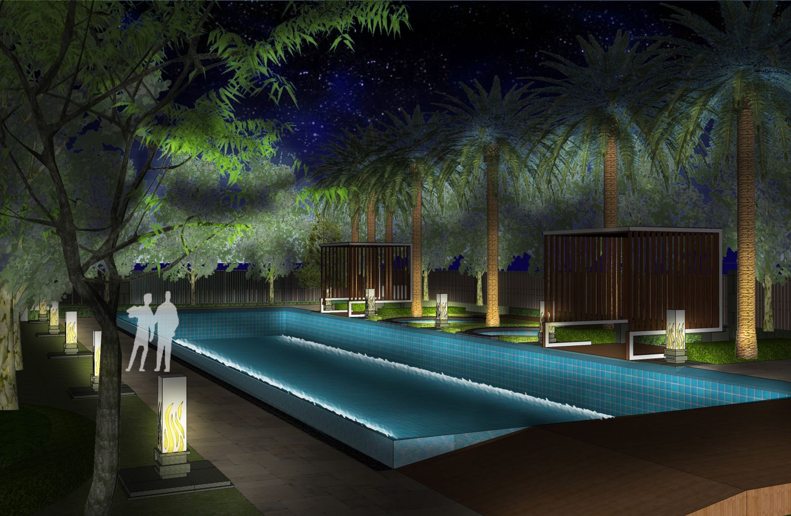 「圓山1號院」中庭住宅景觀設計丨中国台北丨李天鐸建築師事務所-3