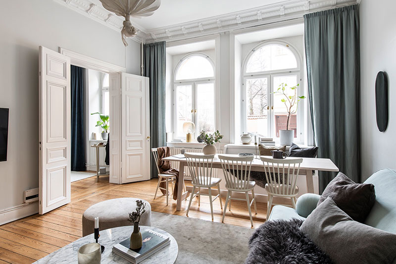 瑞典公寓 | 古典与现代的完美融合-6