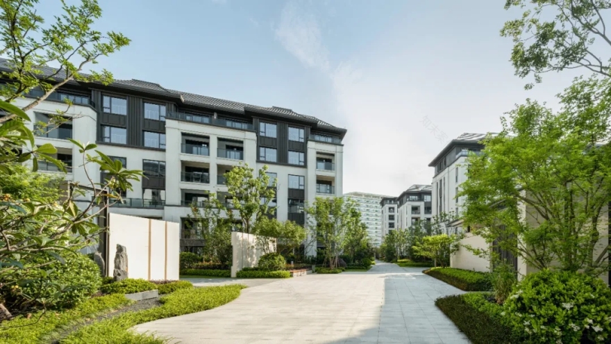 绍兴·檀院大区住宅景观-34