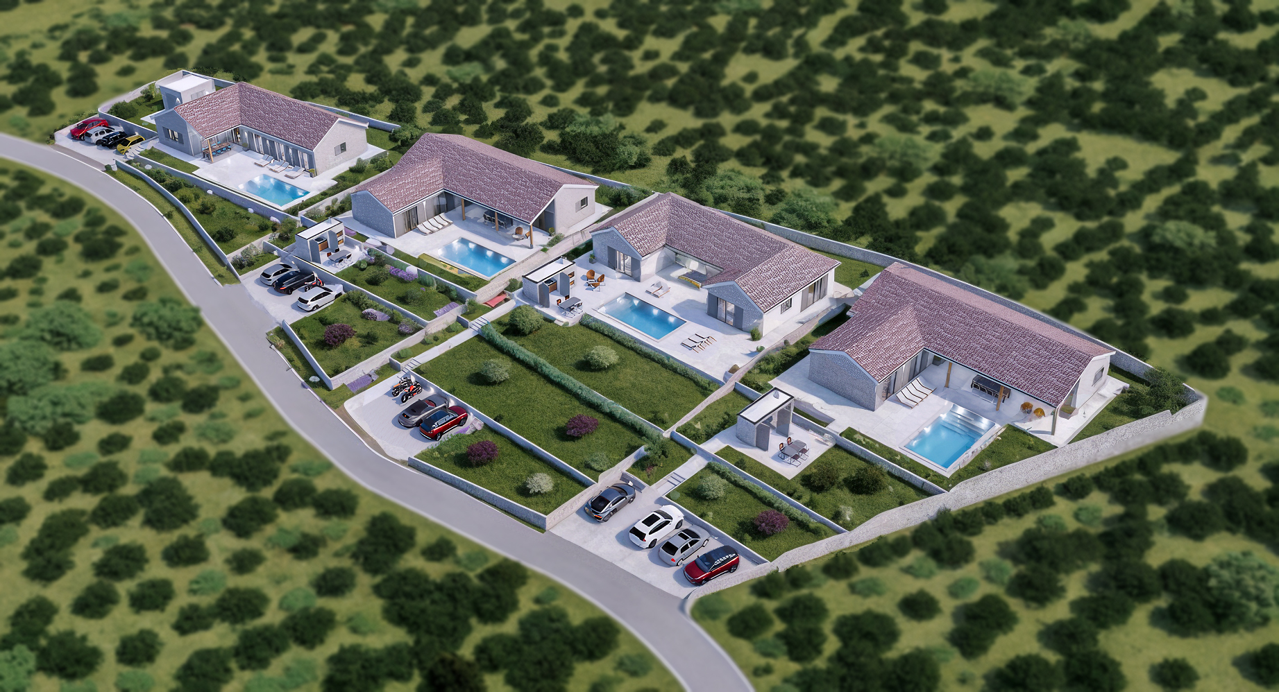 Villa Dubrava 1,2 in 4（地中海别墅项目）丨玻利维亚贝尼-47