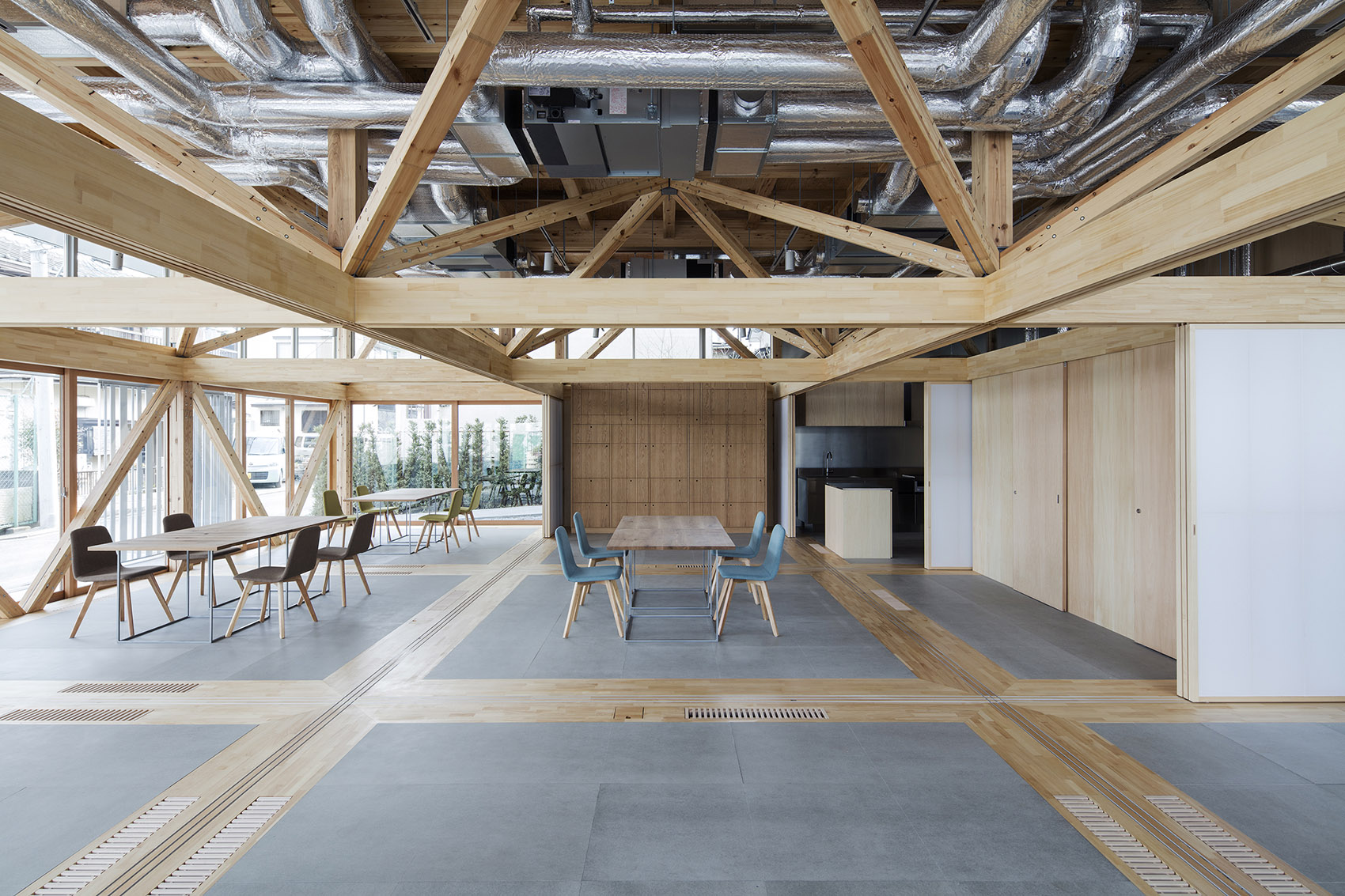 百变空间 & 工厂改造的多功能社区中心,日本 / Aki Hamada Architects-37