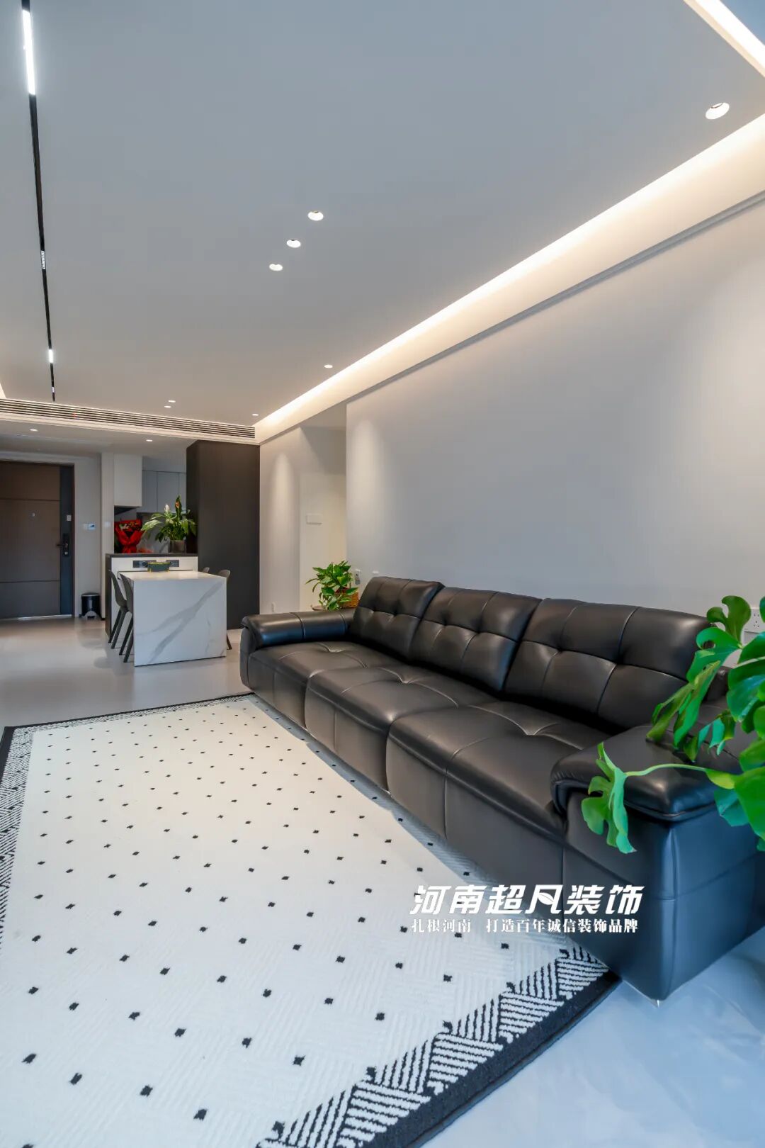 完工首发丨金水区美盛教育港湾，110平黑白灰极简风，色彩纯粹层次丰富-69