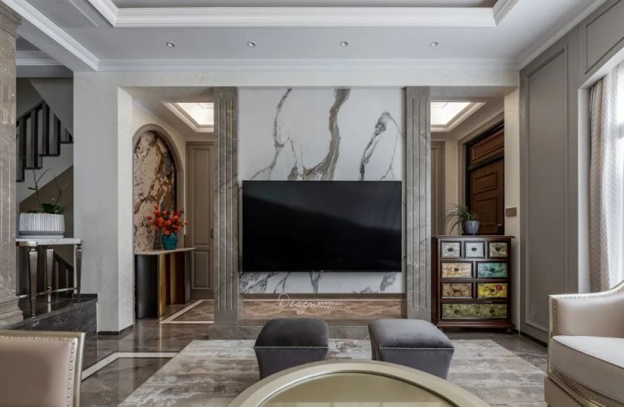 半山御府 500㎡美式轻奢丨杨智鹏,吴静-27