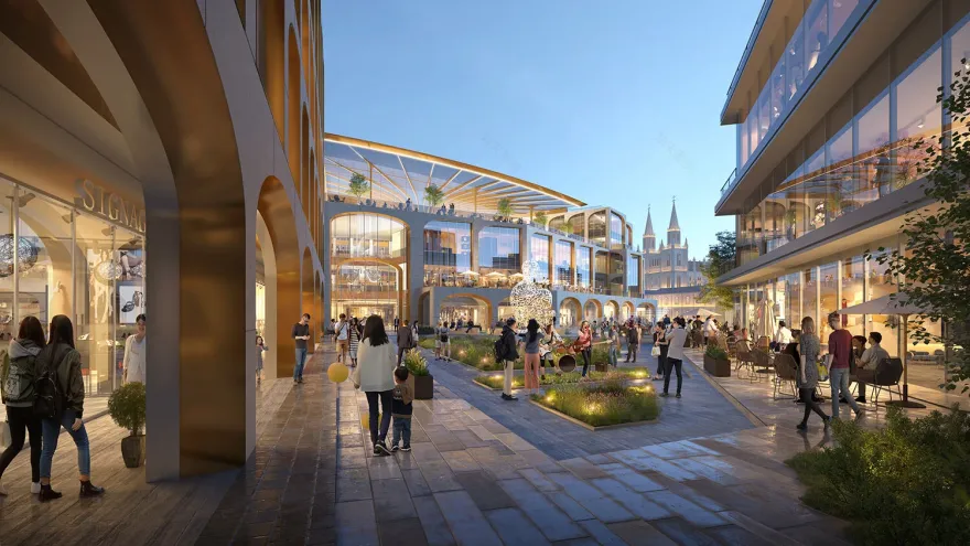 中国新城市更新综合体丨中国济南丨Goettsch Partners-5