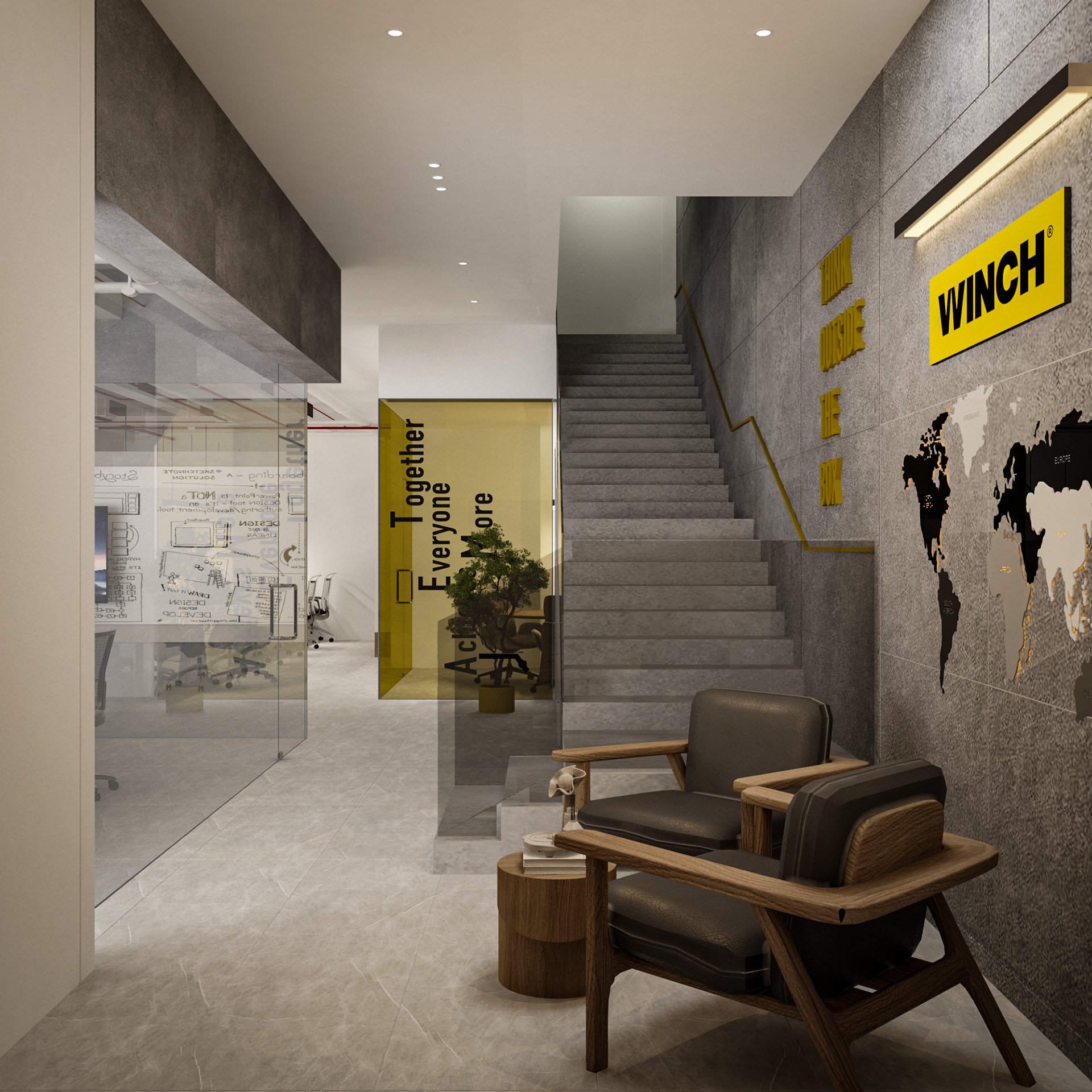 运输公司室内设计项目丨沙特阿拉伯丨Eman Marzouk-5