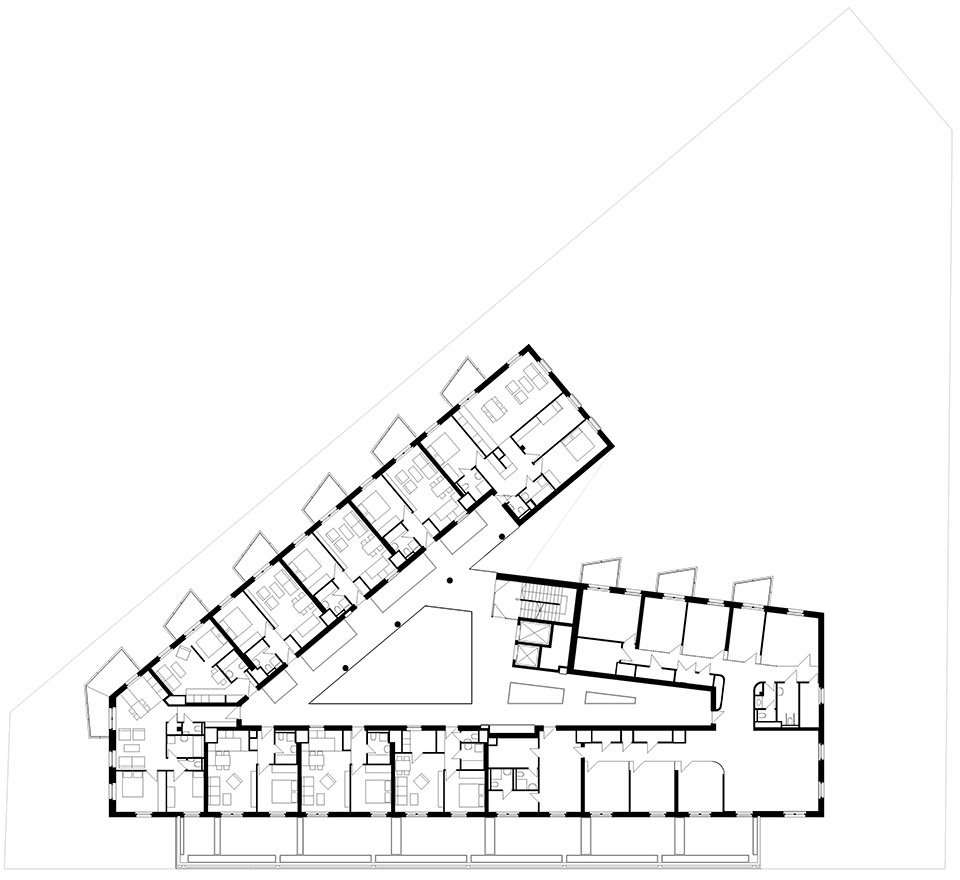 Trendo11 – 布达佩斯的阶梯式退台住宅丨匈牙利布达佩斯丨LAB5 architects-63