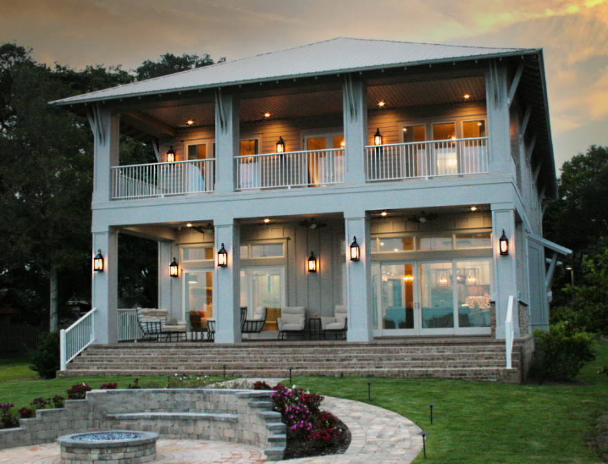 Bayou Saint John海滩小屋丨美国阿拉巴马丨Bob Chatham Custom Home Design-28