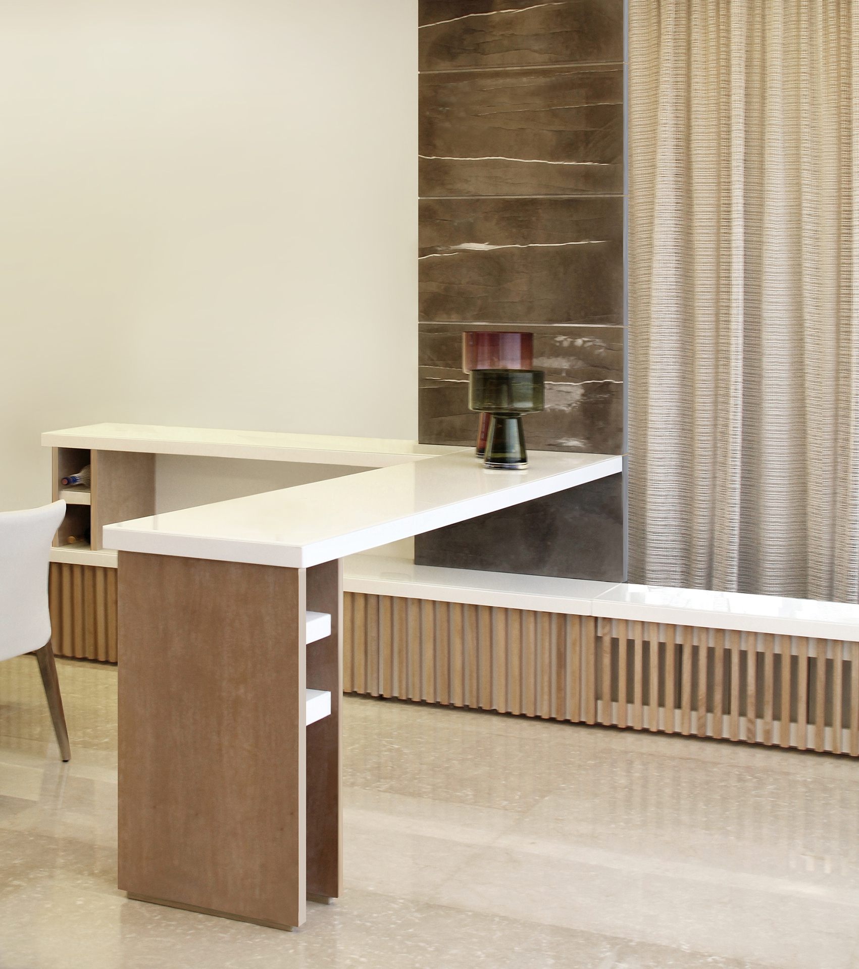 阳光地中海，温暖现代的乔尼耶公寓设计-9