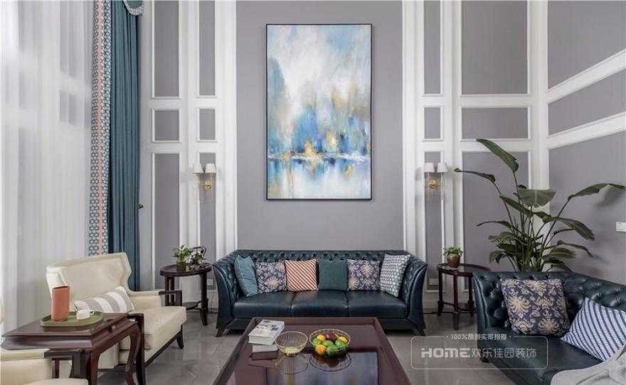 现代美式高层住宅设计,一步一景的视觉盛宴-9