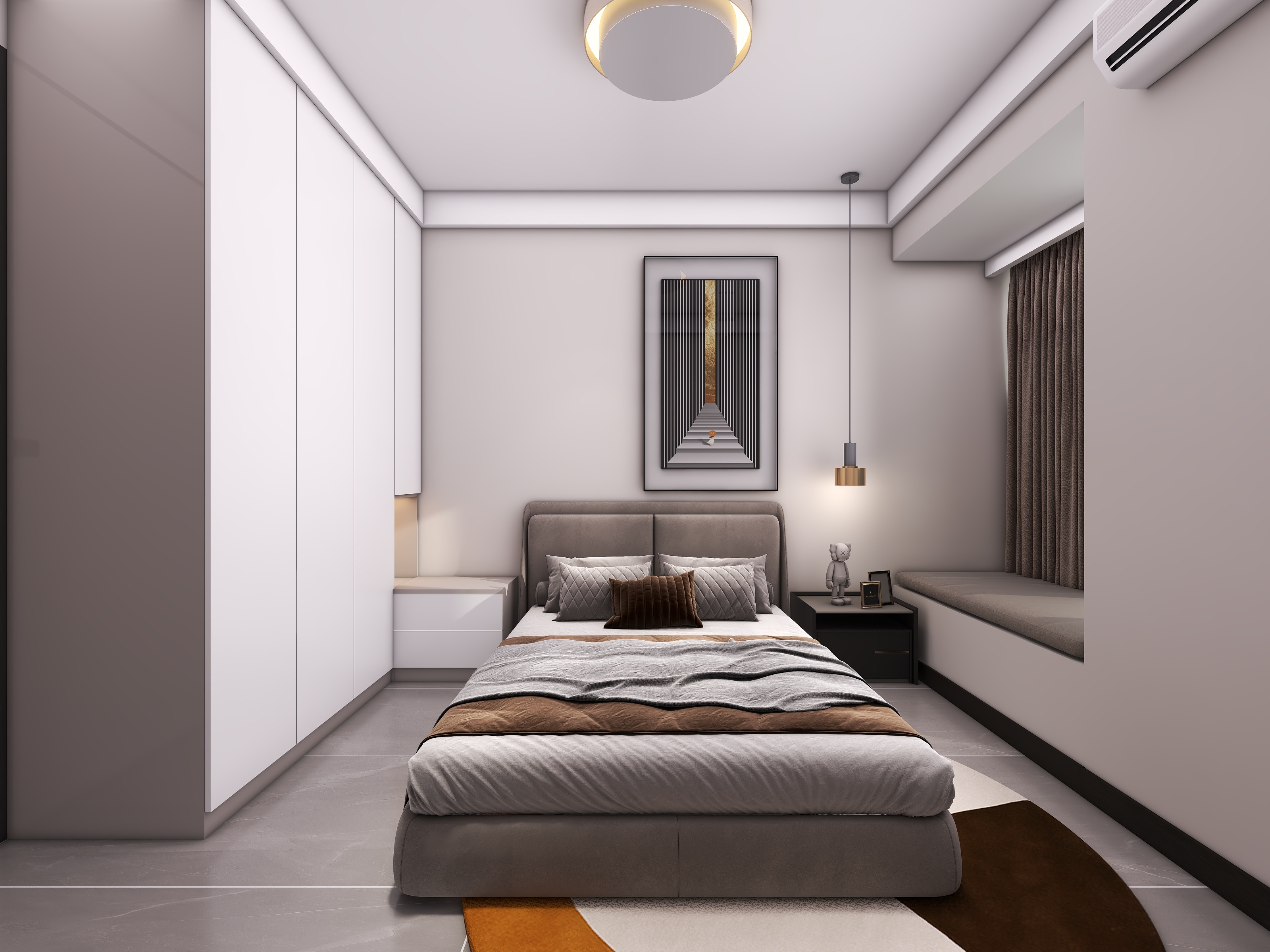 四川成都望江水岸（161平方意式轻奢四居室）-54