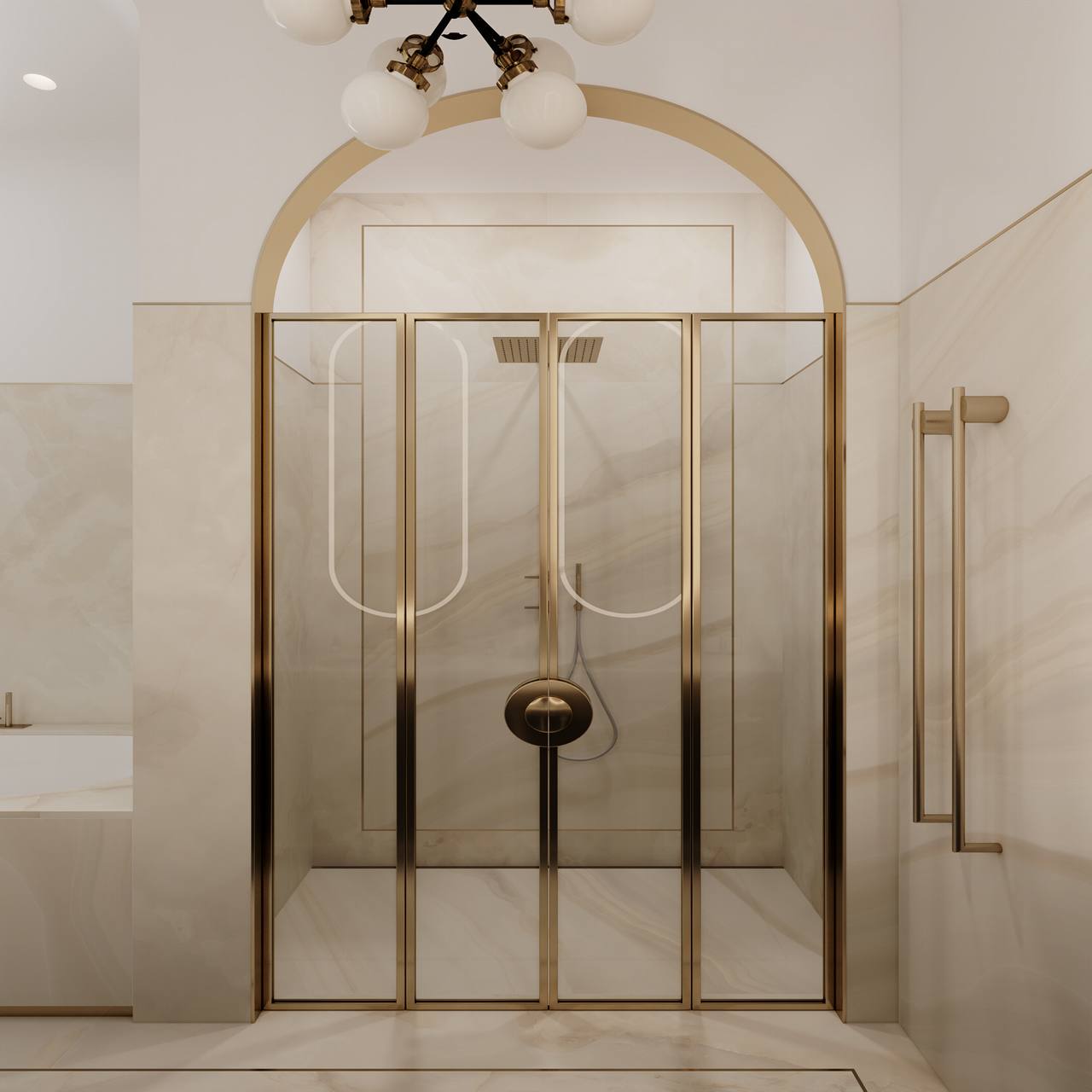 金色和白色搭配出高级感 | DE＆DE-28