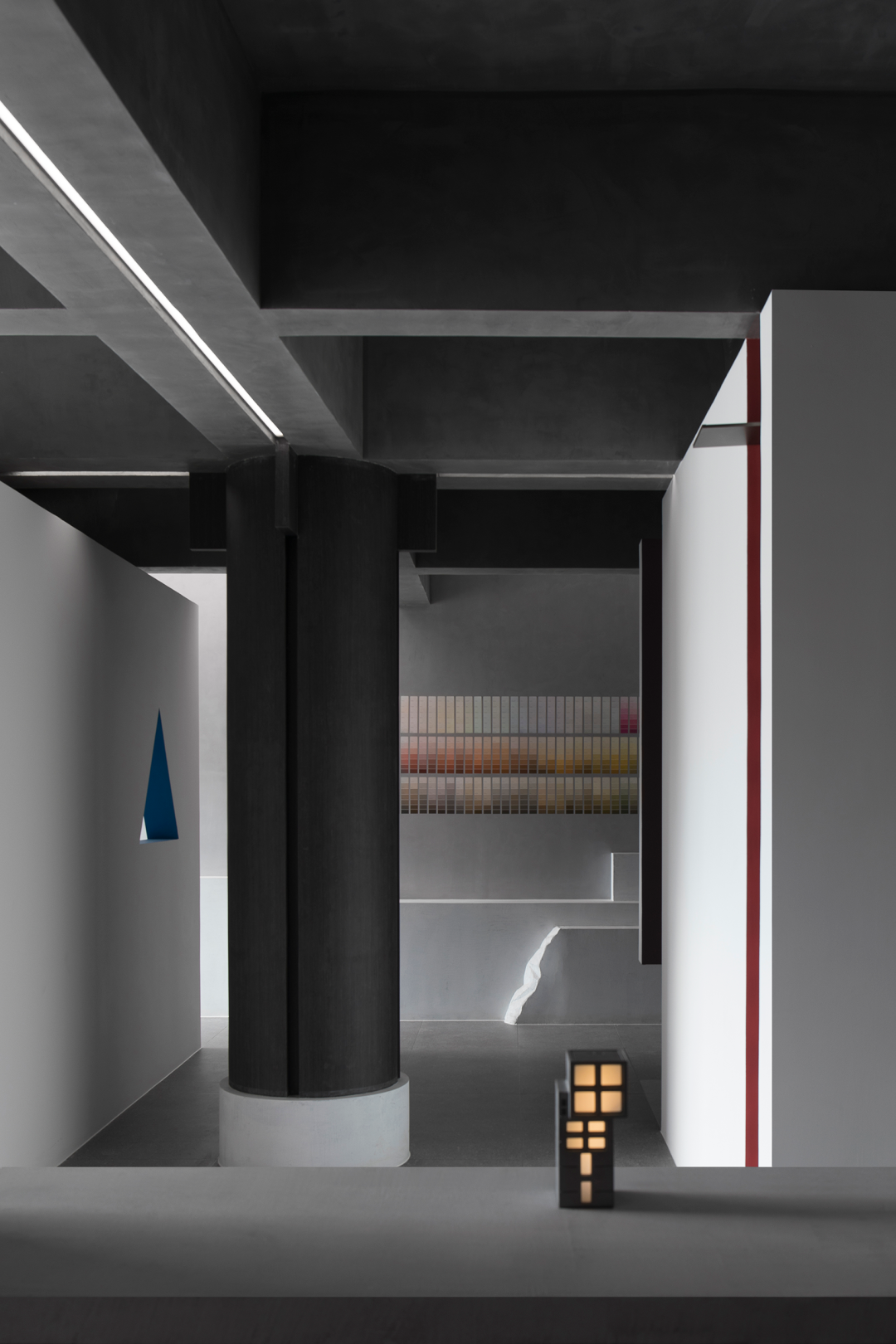 无用之间专质化工涂料展厅丨中国汕头丨质感建筑设计-20