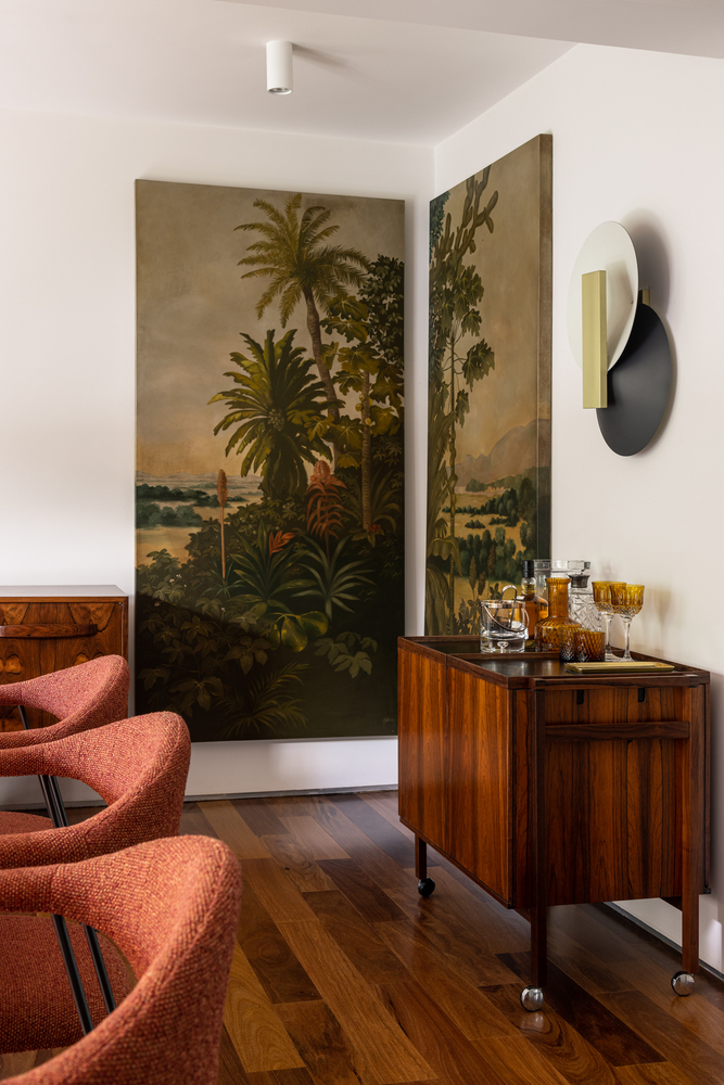 巴西圣保罗金属网格连接两座住宅设计丨TODOS Arquitetura-42